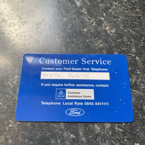 Ford karte pvc - ford,