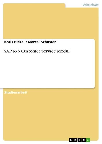 Sap customer service - service, modul