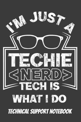 Titel techie nerd notebook - techie,